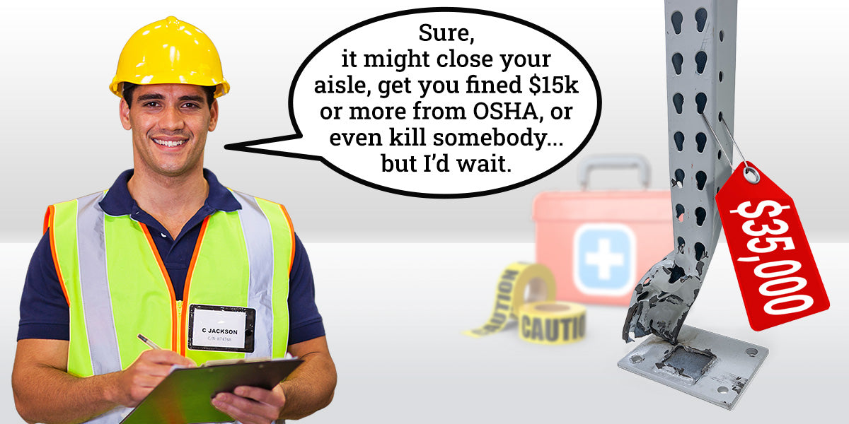 Pallet Rack Repair Kit - Low Beam Clearance