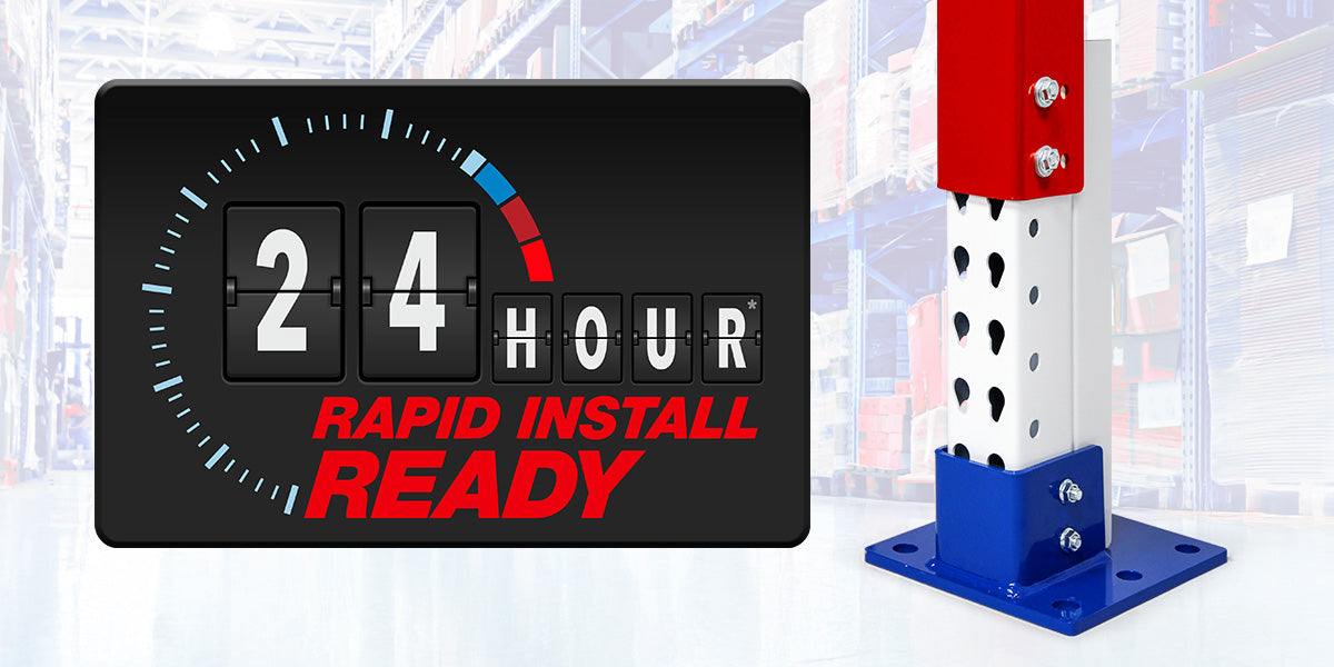 Pallet Rack Repair Kit - Deflector Base